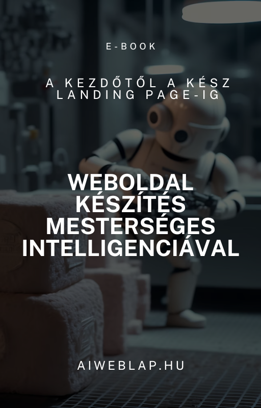 Weboldal készítés mesterséges intelligenciával
